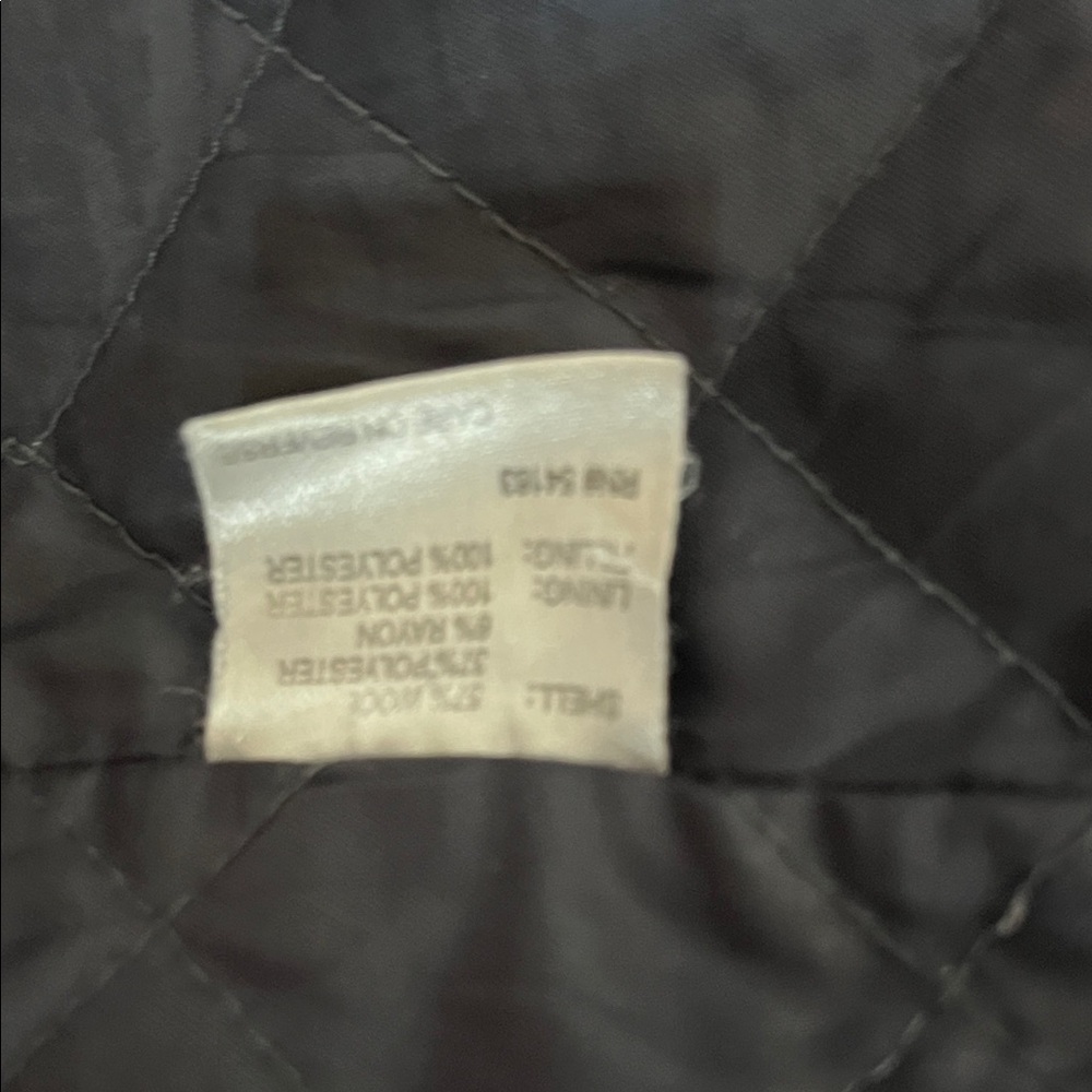 Calvin Klein Men's Classic Black Pea Coat - Picture 8 of 10